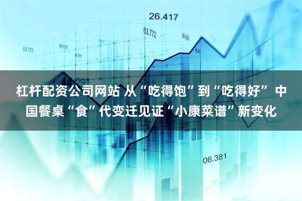 杠杆配资公司网站 从“吃得饱”到“吃得好” 中国餐桌“食”代变迁见证“小康菜谱”新变化
